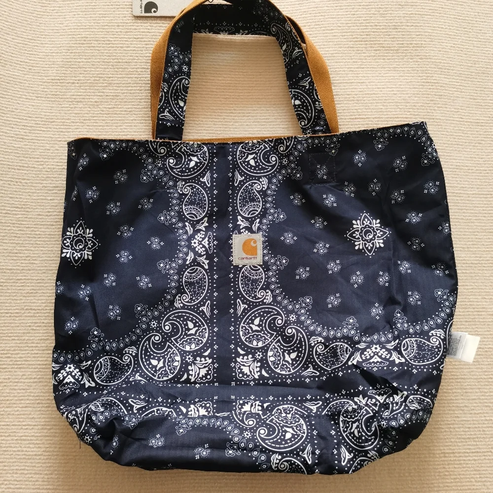 トートバッグ carhartt BANDANA TOTE BAG REVERSIBLE Carhartt | Bags | Carhartt Bandana Tote Bag Reversible | Poshmark